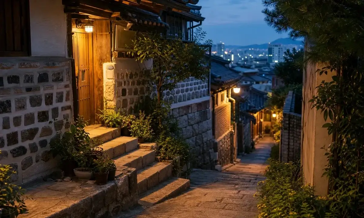 해 질 무렵 걷기 좋은 동네 골목 산책 코스 대표 이미지