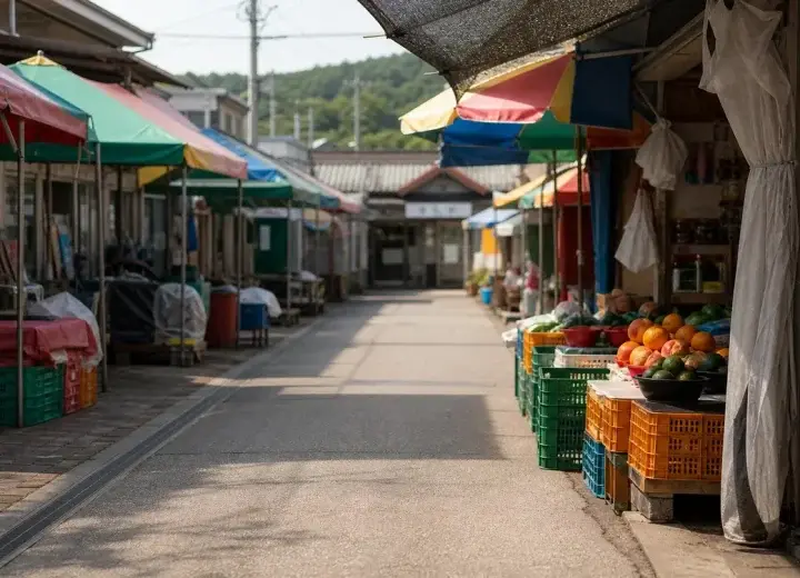 역 앞 시장을 중심으로 걷는 반나절 당일치기 대표 이미지